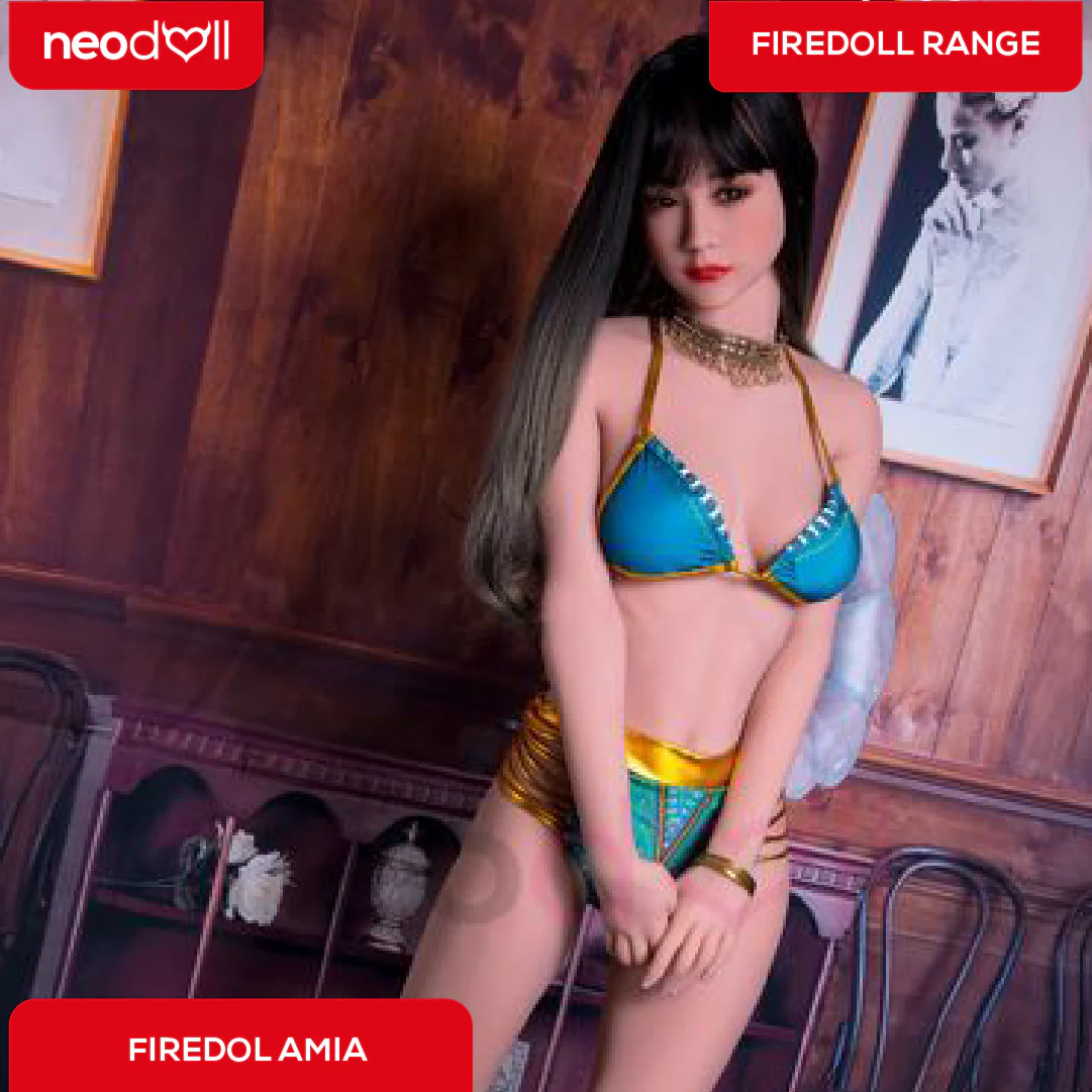 Fire Doll - Amia - Realistische Sexpuppe - Gelbrust - 166cm - Hellbraun - Image 5
