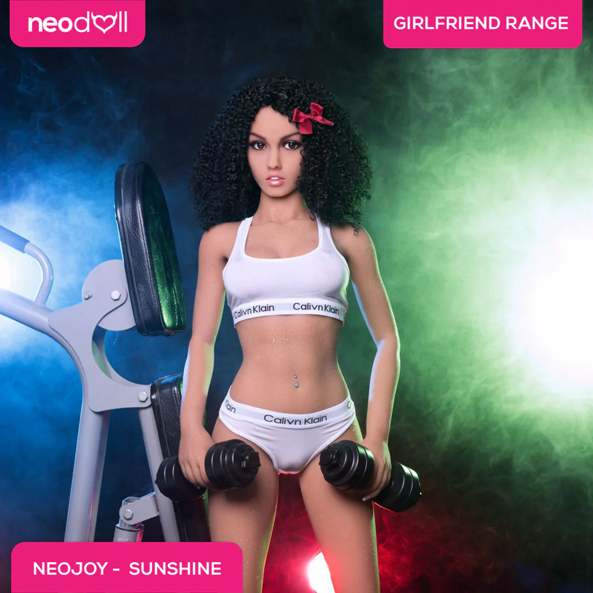 Neodoll Girlfriend Sunshine - Realistische Sexpuppe - Gel Brust - 158cm - Gebräunt - Image 4